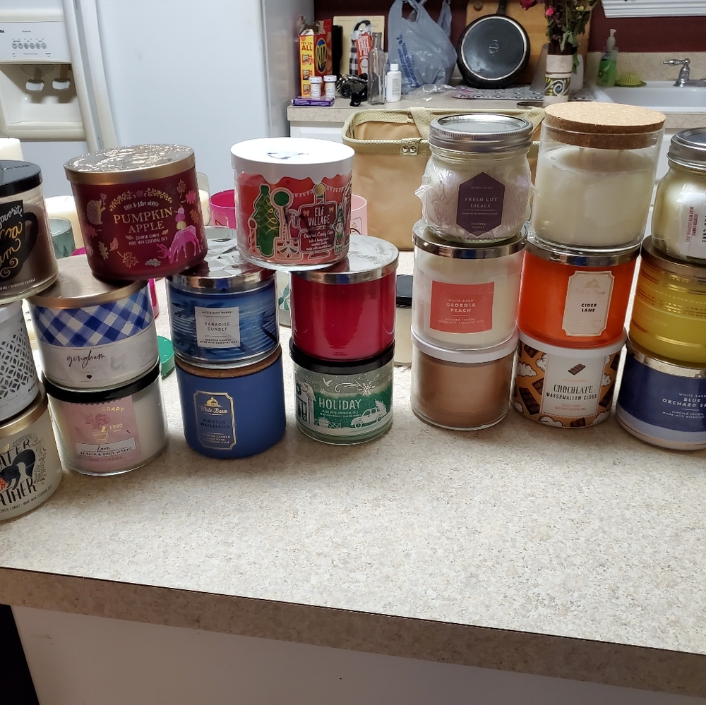 Bath and body works candles